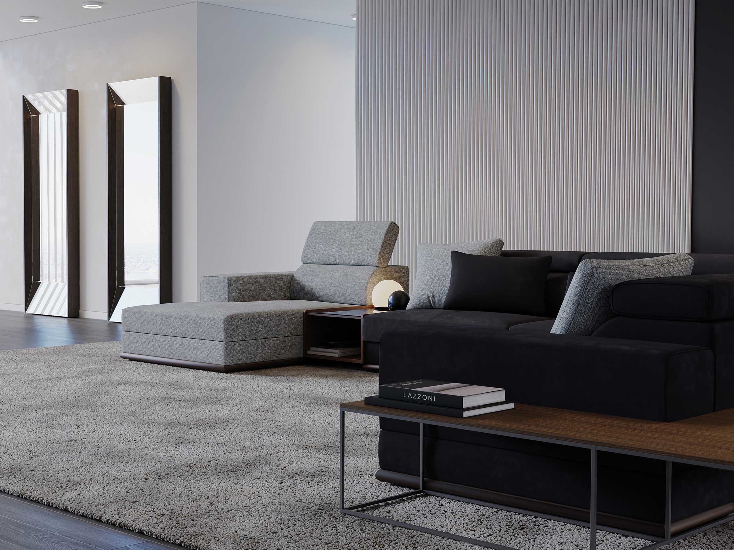 Met Corner With Sectional Sofa