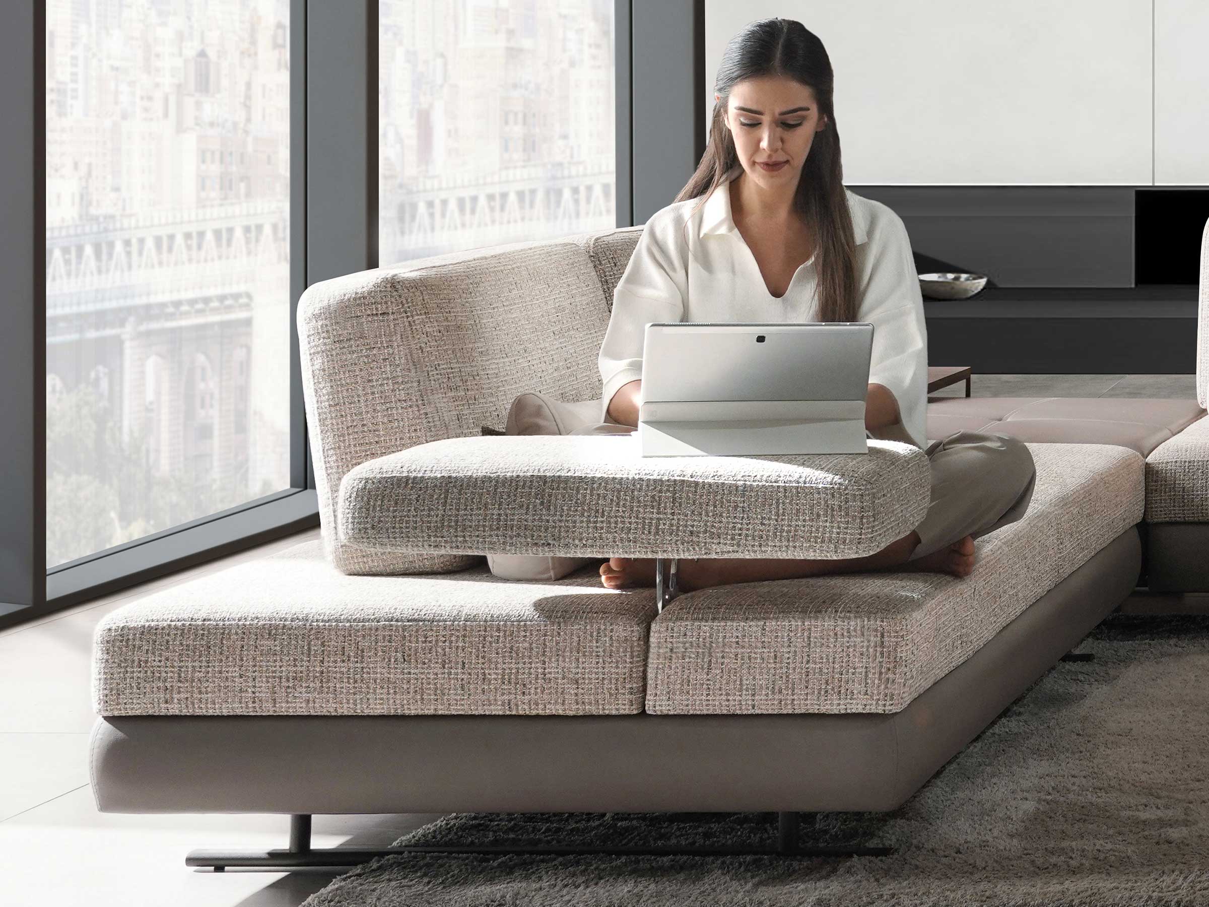 Sofá chaise longue Mony