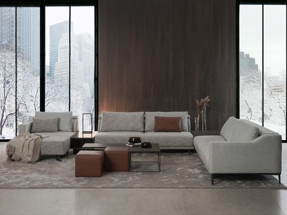 Milda Open Corner Sofa with Table