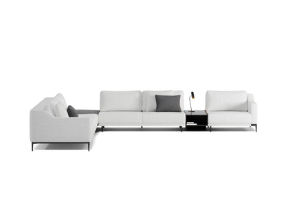 Milda Open Corner Sofa with Table
