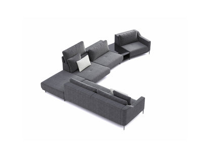 Milda Open Corner Sofa With Table 179''