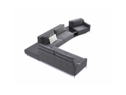 Milda Open Corner Sofa With Table 179''