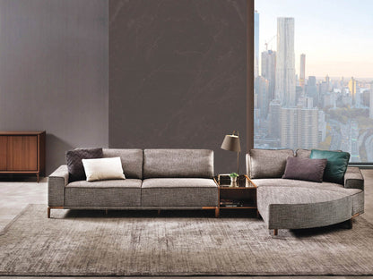 Gola Wide Corner With Moon Sectional Sofa