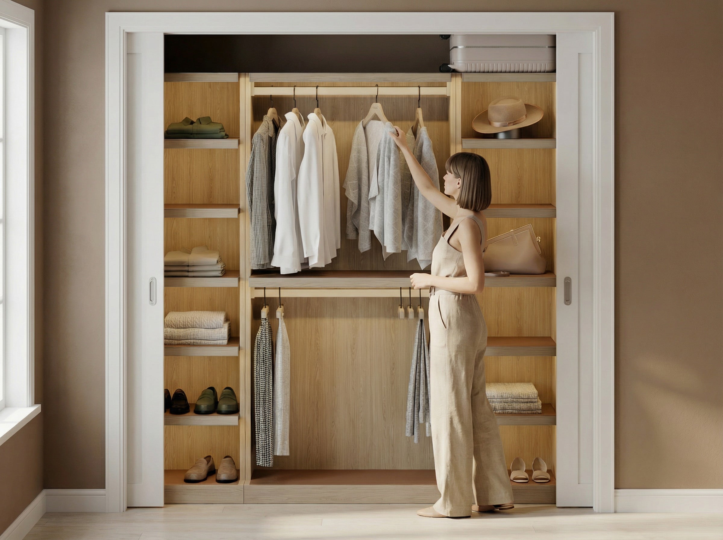 The Hanger as Reach-In Closet