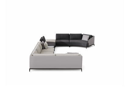 Ikon Corner Sofa With Wood Leg