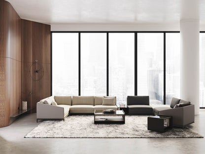 Ikon Corner Sofa With Wood Leg