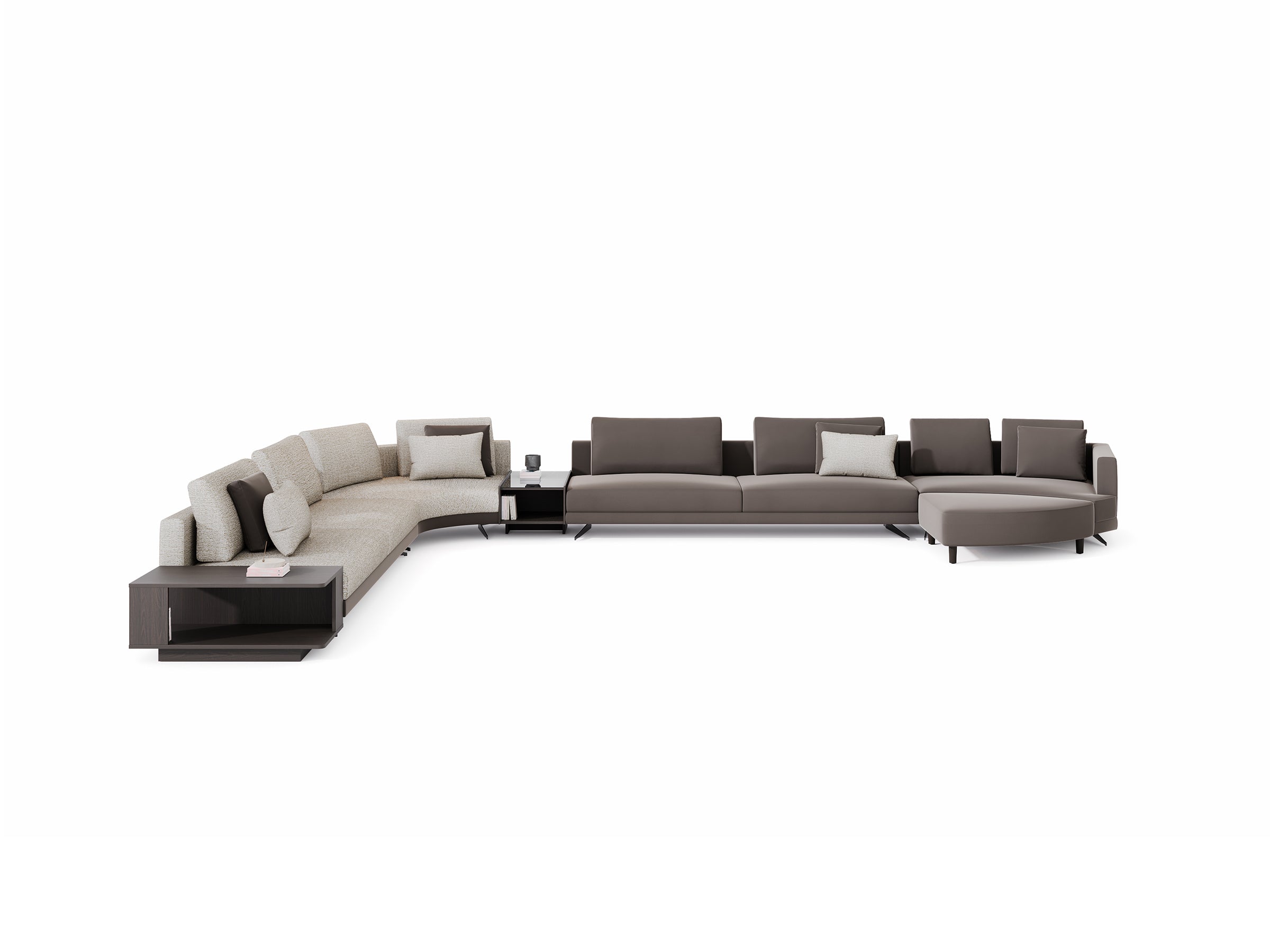 Mix Grand Corner Sofa with Table