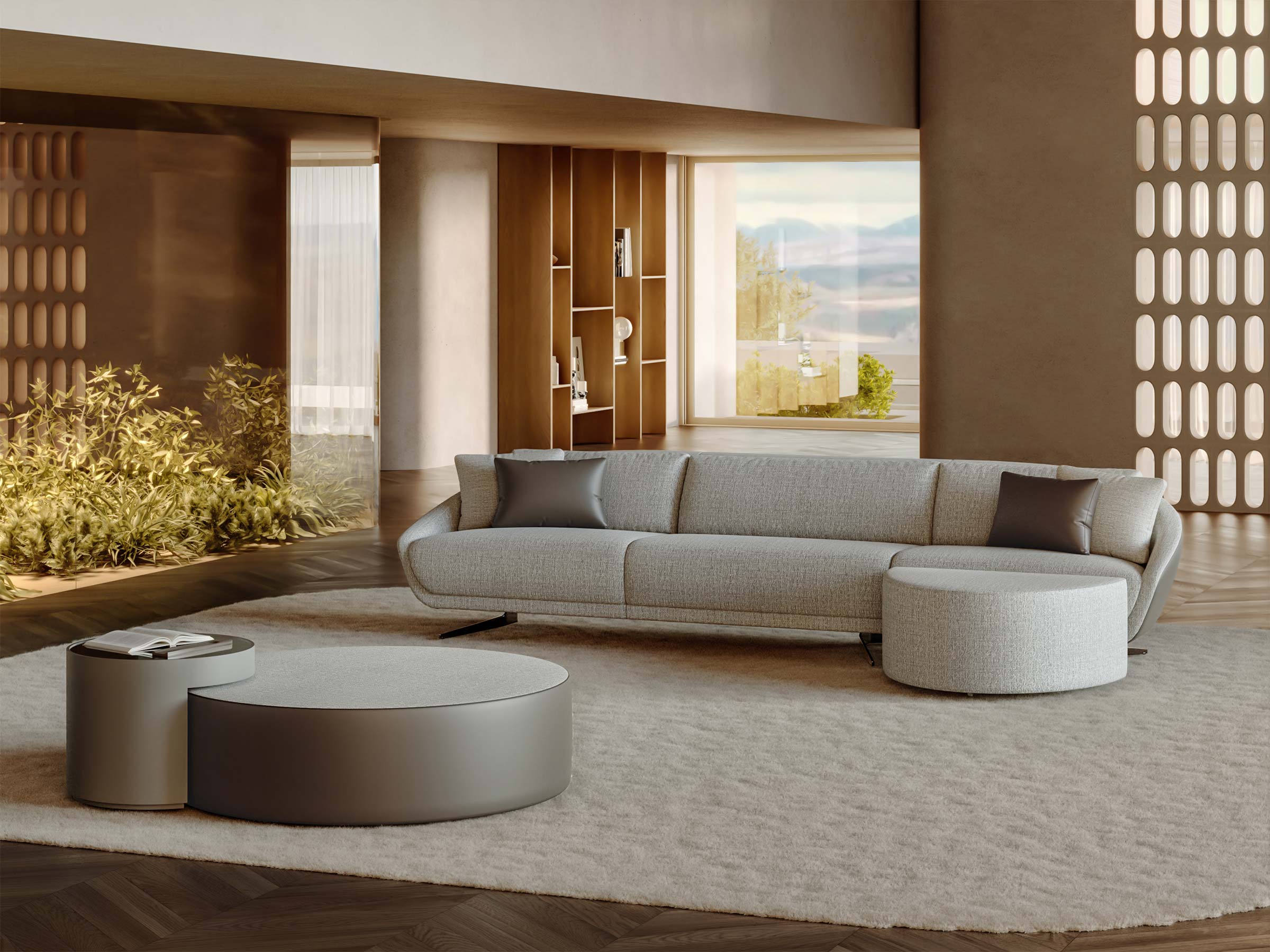 Podia Three Seater Sofa 133"
