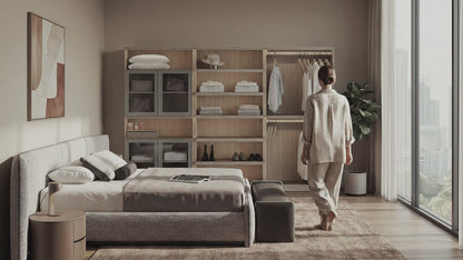 Mixed Storage as Wardrobe